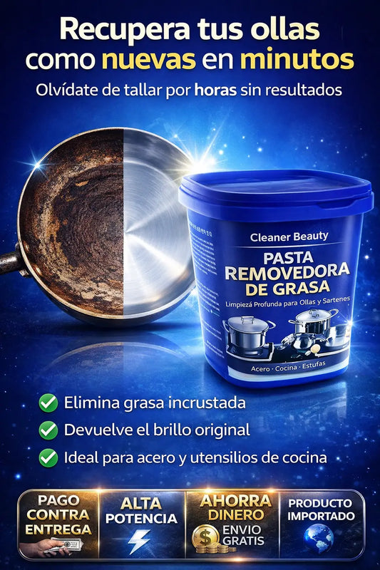 Pasta removadora de grasa y oxido
