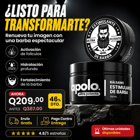 Apolo Ultra Potente Estimulante Barba