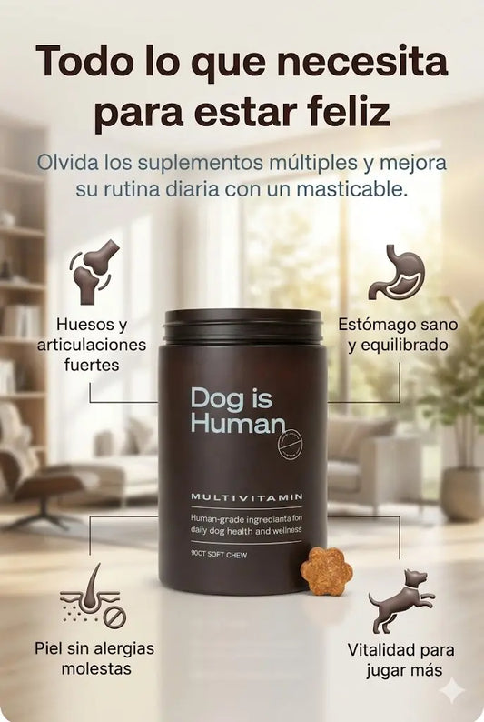 Dog is human™ Multivitaminico para tu mascota